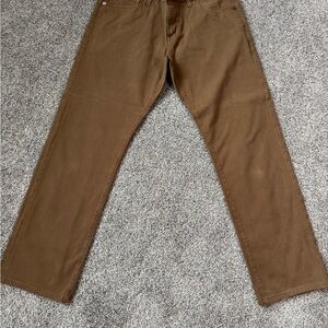 AG Adriano Goldschmied Brown Casual Pants Graduate 33x29